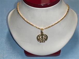 22K Yellow Gold Beaded Chain (9gm)